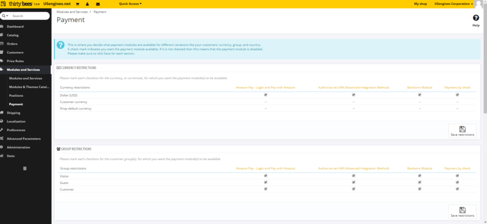 usengines.net TB Payment configuration top.PNG